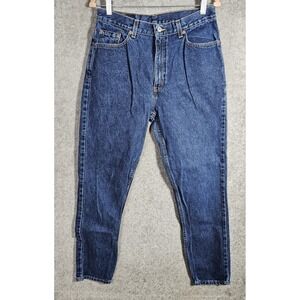 Levis 512 Slim‎ Fit Tapered Leg Jeans Womens Size 12 Blue High Rise USA Made